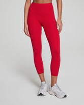 SPANXshape™ CoreLuxe 7/8 Leggings with Mid-Tummy Compression | Spanx Red